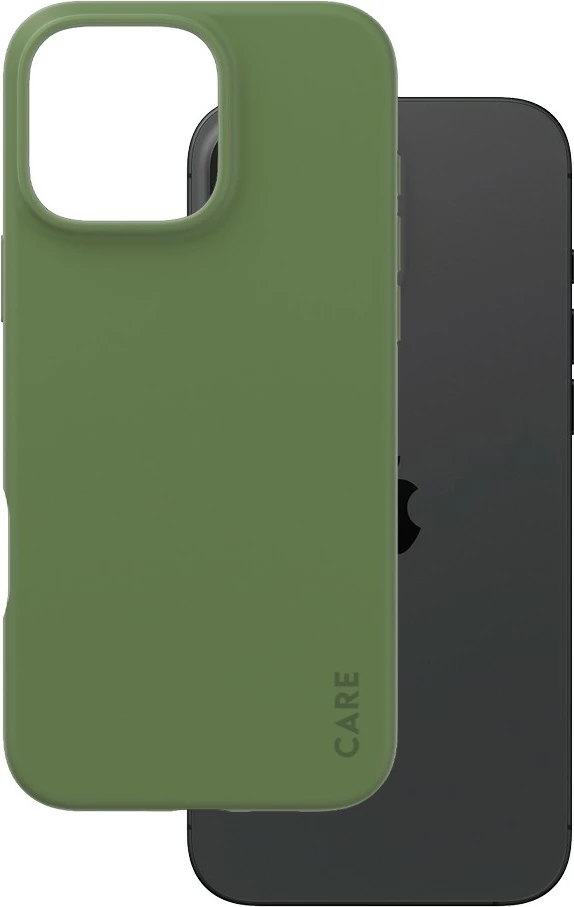 Mbështjellës PanzerGlass CARE Case Fashion iPhone 16 Pro Max, silikon, green