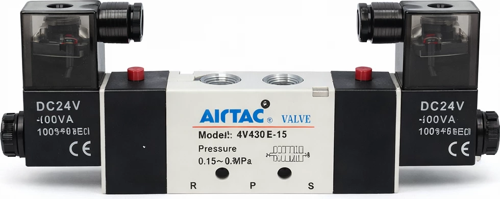 Valvul pneumatike solenoid 4V430E-15 DC24V