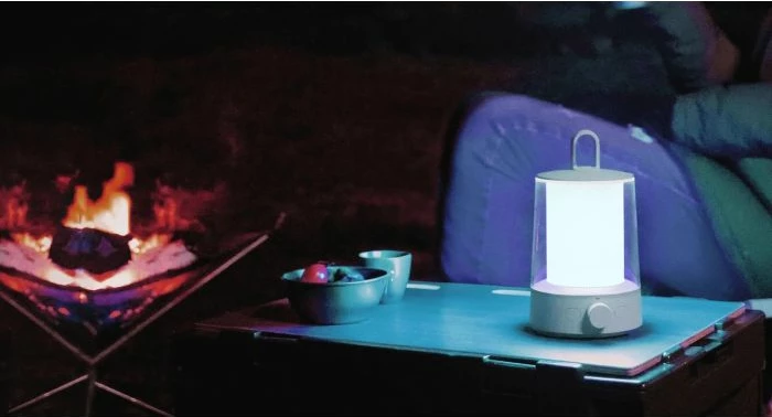 Fener kampingu Xiaomi Multi-Function 2-në-1 6-230 lm, RGB, IP54, USB-C, Bluetooth BLE 5.0, i bardhë