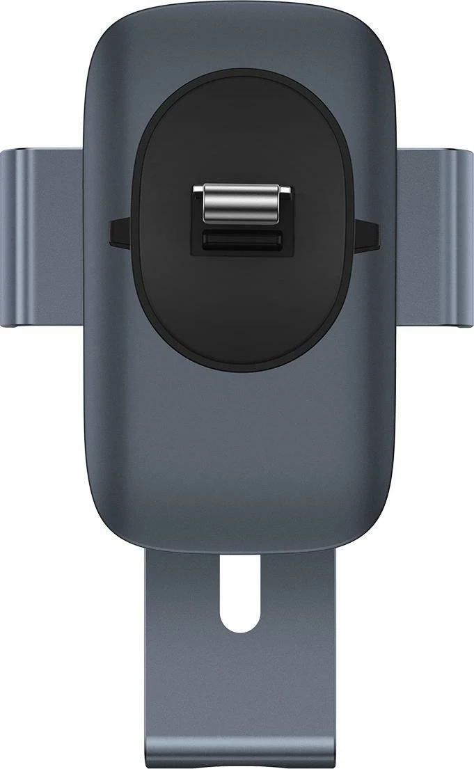 Mbajtës celulari për veturë Baseus Metal Age II SUJS000013, gravity, për grilë ventilimi, metal, gri e errët