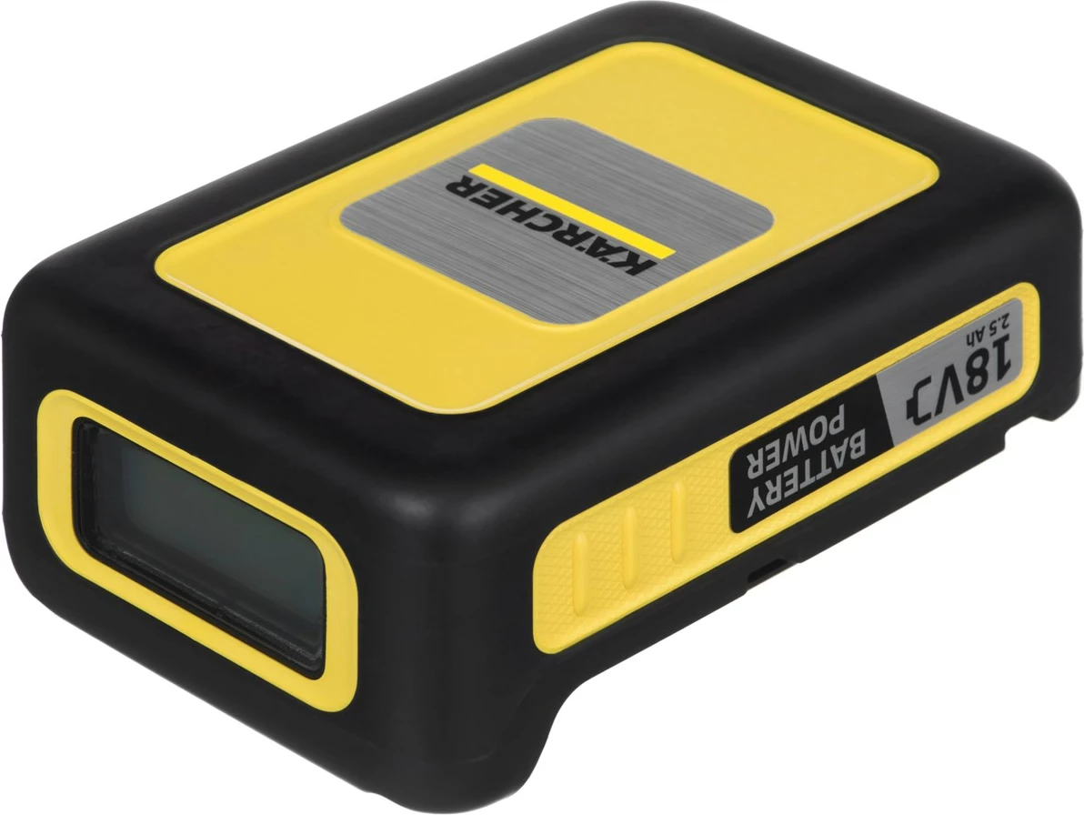 Set baterie dhe karikues Kärcher Power 18/25, 18V, 2.5 Ah, Verdhë