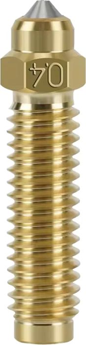 Set grykash 0.4 mm Elegoo Centauri Carbon 50.204.0140, çelik i forcuar, M6, për filament 1.75 mm, 5 copë