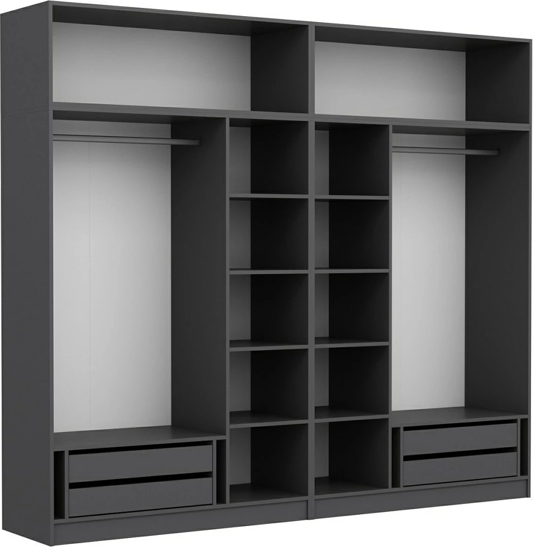 Dollap Skye Decor, ngjyrë antracit, 5267