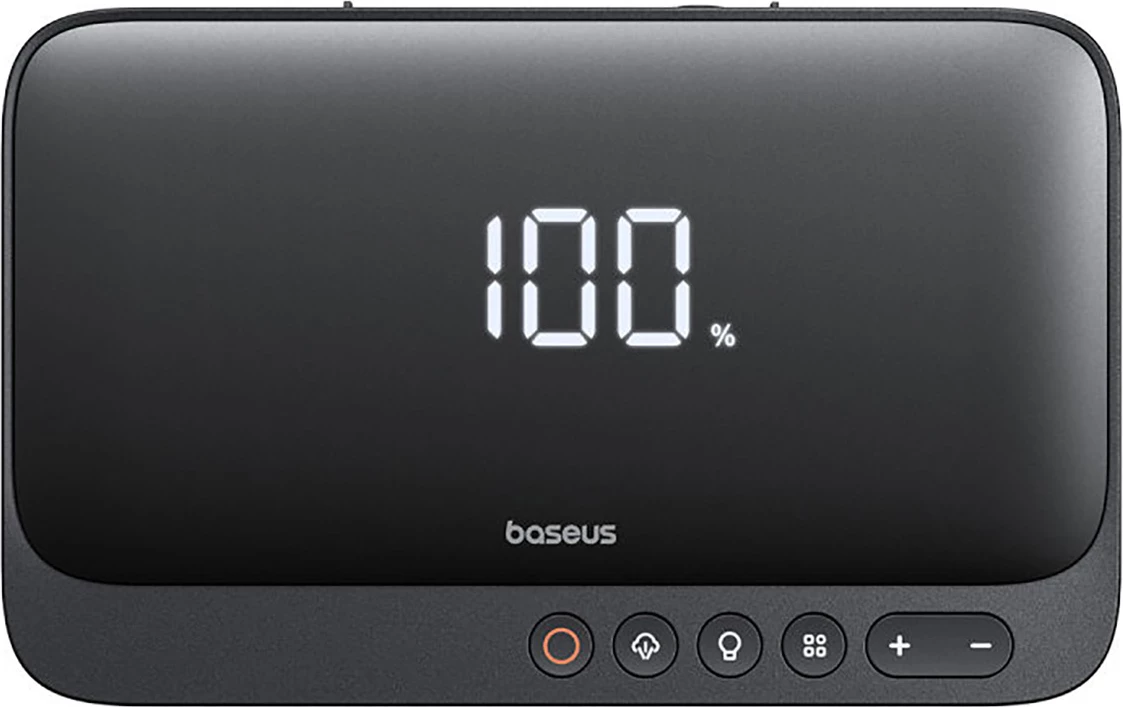 Jump starter Baseus Super Energy BS-CH013 4n1 me kompresor, powerbank 6000mAh, dritë LED, e zezë