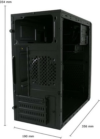 Kasë LC-Power 2014MB, Midi Tower, micro ATX, Mini-ITX, e zezë