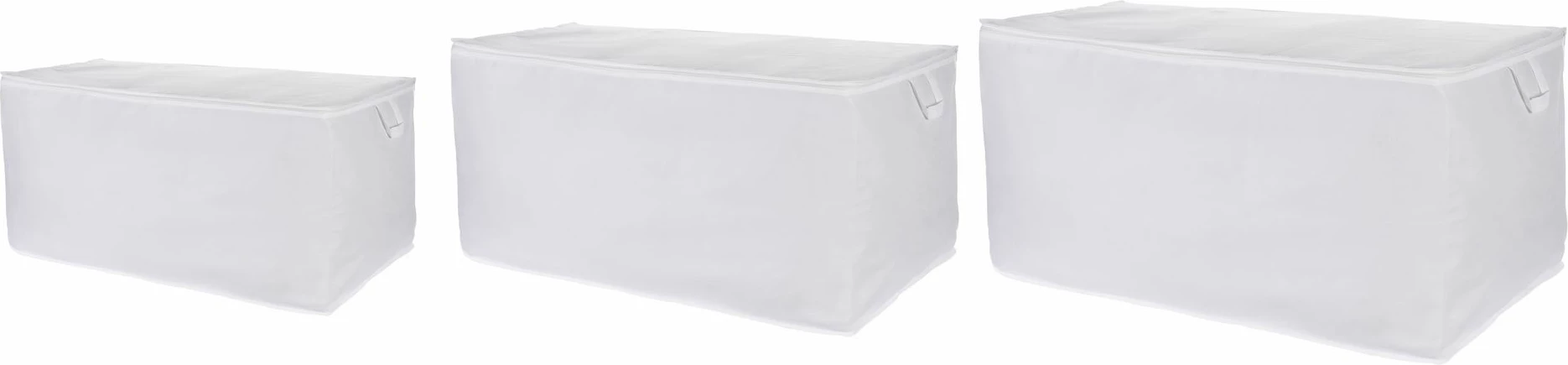 Set qese për organizim (3 copë), Quin Set, e bardhë