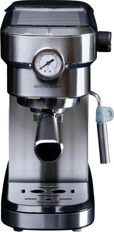 Aparat kafeje Gastronoma 18110001, presion piston, 1.1L, argjendtë