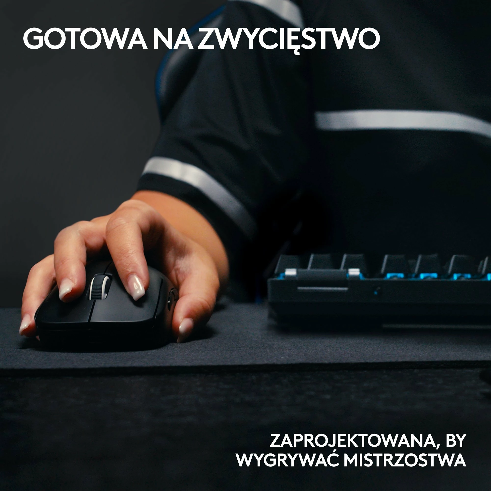 Maus Logitech G PRO X SuperLight 2 910-006630, Wireless LIGHTSPEED, HERO 2, 32000 DPI, 60 g, i zi 5