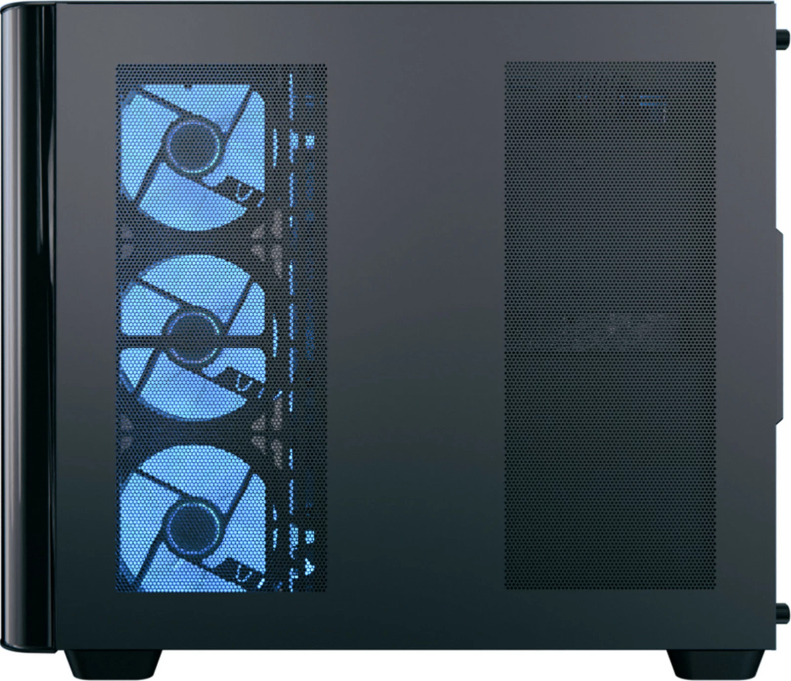 Kasë Aerocool P500C-G-BK-v1 Midi Tower, Tempered Glass, RGB, e zezë