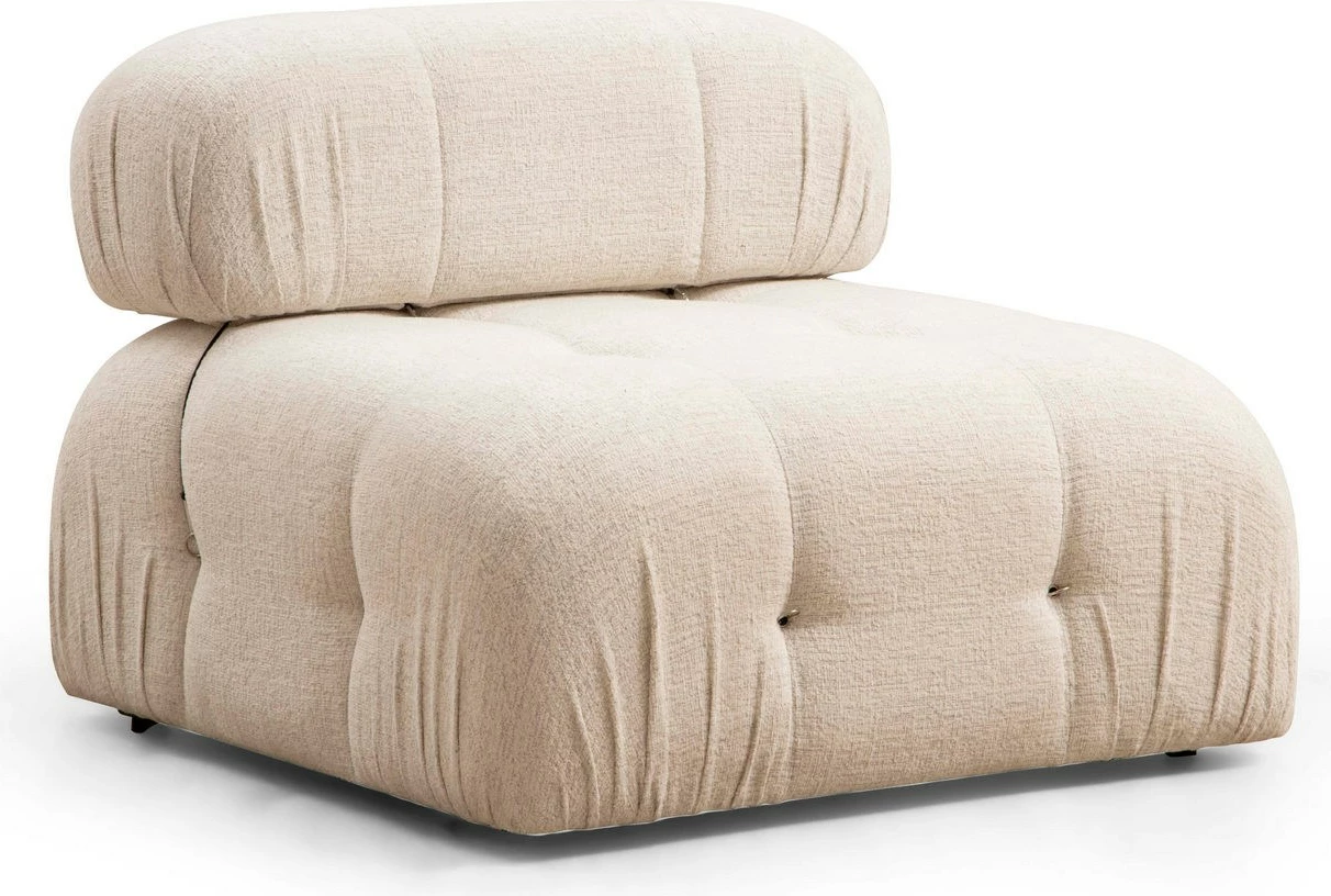 Këndare Atelier del Sofa, krem Bubble Bouclette, L1-O1-1R-PUF
