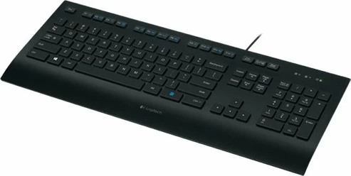 Tastierë Logitech K280e me kabllo USB, QWERTY US Int'l, e zezë