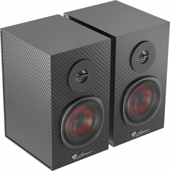 Altoparlantë për kompjuter GENESIS Helium 200 NCS-1305 20W 2.0, zi me të kuqe