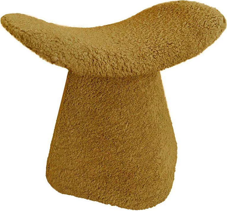 Karrige për bar Wale, ngjyrë mustard, 51x33x49 cm