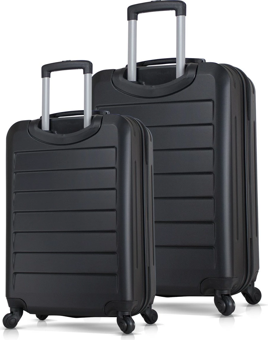 Set valixhesh (2 copë), ngjyrë e zezë, Zoozie Bags, 8084