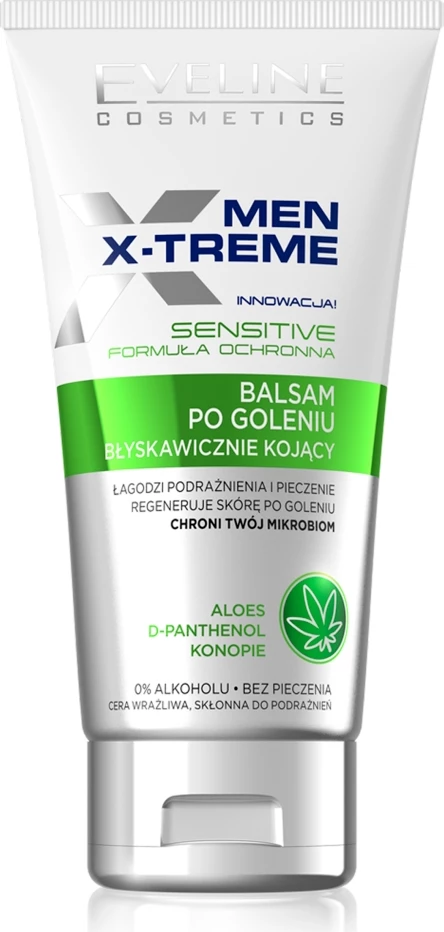 Balsam pas rrojës për meshkuj Eveline Cosmetics Men X-Treme Sensitive Rapid Soothing, 150ml