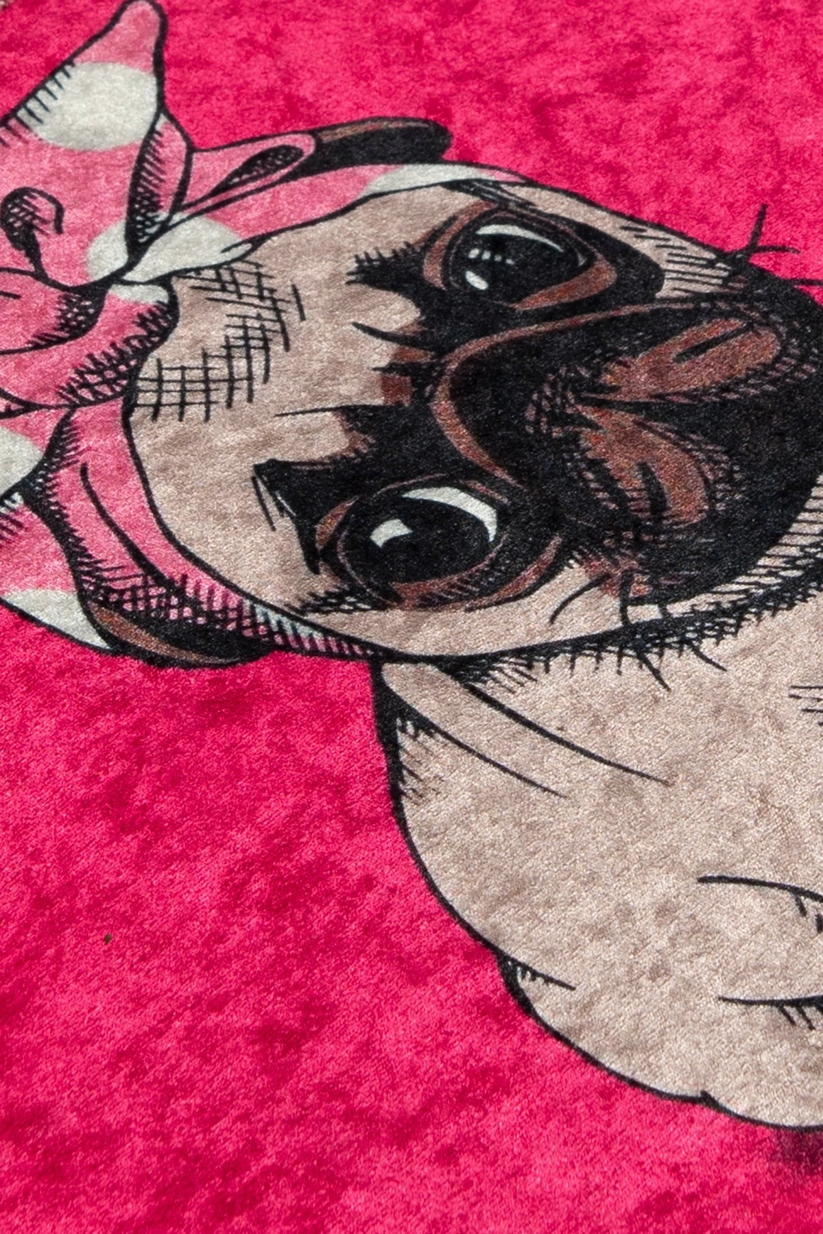 Tapet për banjo, Mijölnir, ngjyrë rozë, Pug Djt