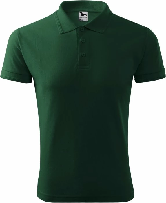 Polo për meshkuj Malfini, e gjelbër e errët [Madhësia: 4XL]