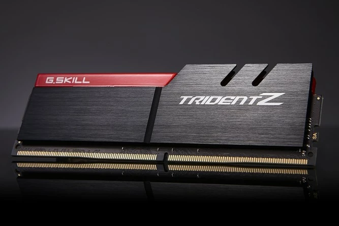 RAM Memorje G.Skill Trident Z 32GB (2x16GB) DDR4 3200MHz CL16, e zezë/kuqe
