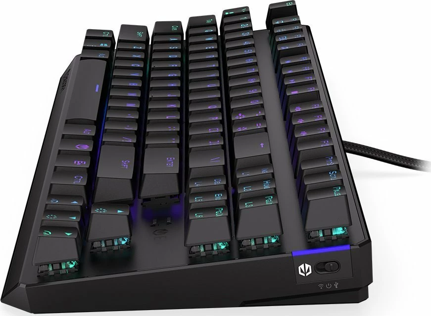 Tastierë mekanike wireless, Endorfy Thock TKL Wireless Red EY5A080, Kailh Box Red, RGB, US (TKL 80%), set me Maus GEM Plus (e zezë)