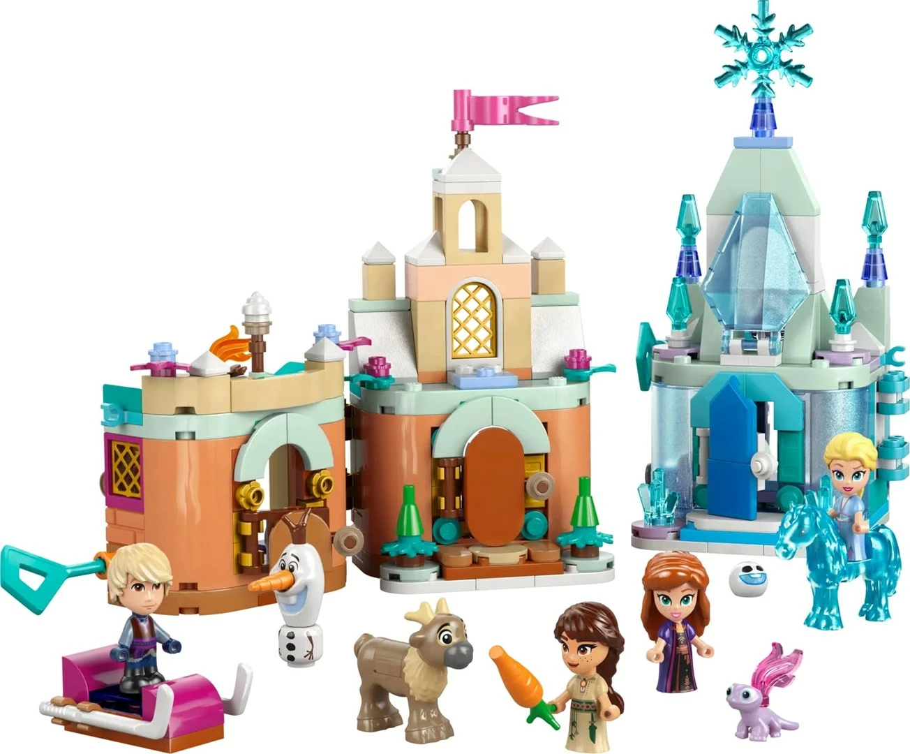 Set lodrash LEGO Disney 43278 Mini Arendelle Castle & Elsa's Ice Palace, 306 pjesë