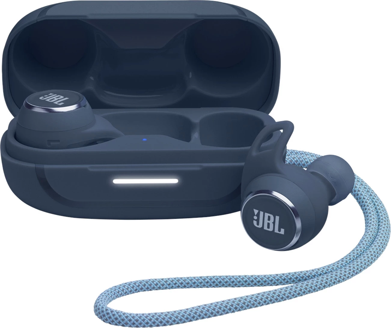 Kufje JBL Reflect Aero TWS, True Wireless, ANC, IP68, 24 orë bateri, Blu