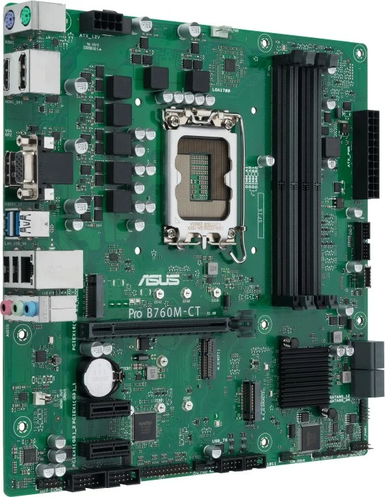 Pllakë amë ASUS PRO B760M-CT-CSM, LGA 1700, DDR5, micro ATX