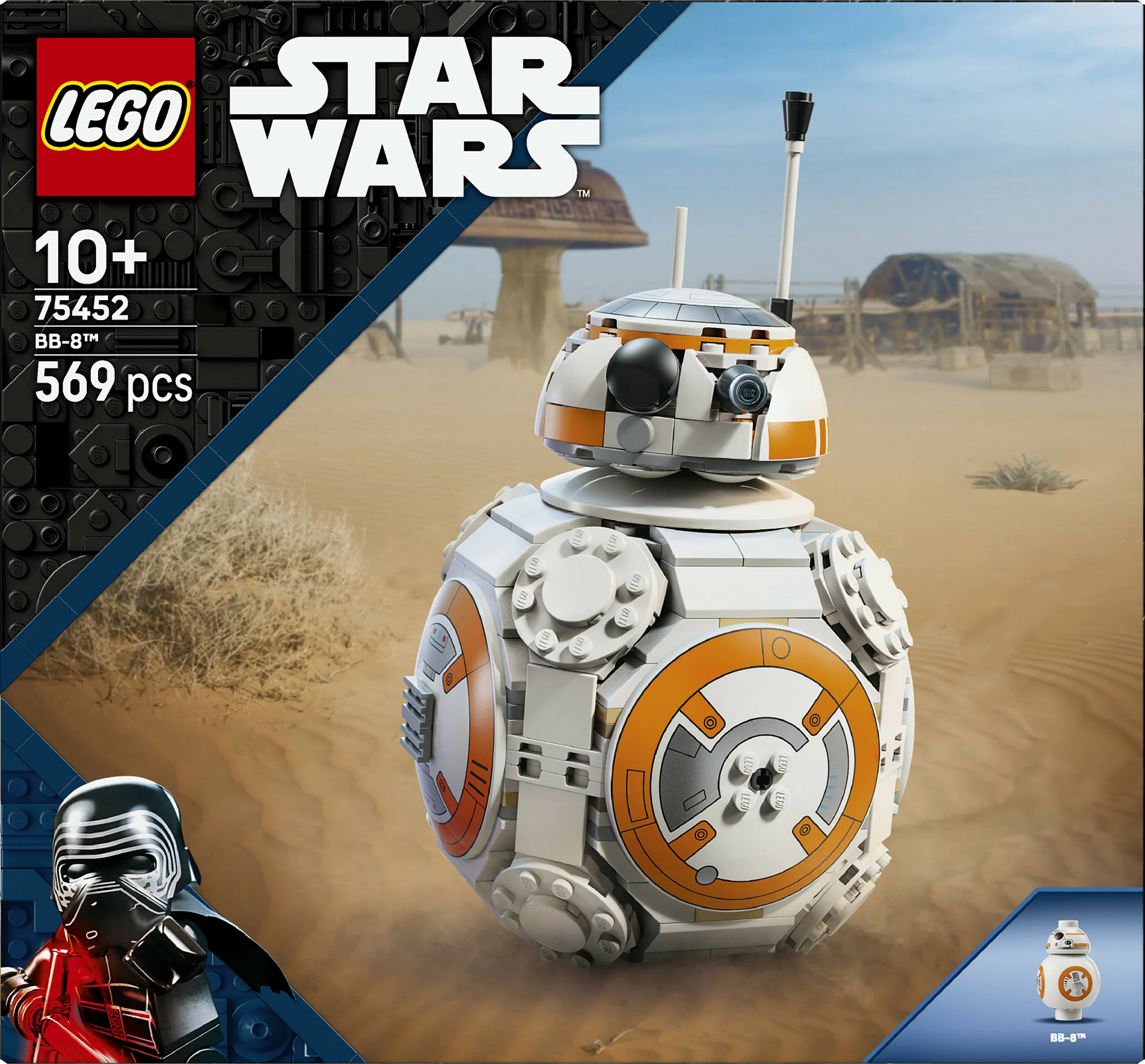 Set ndërtimi LEGO Star Wars BB-8 Astromech Droid 75452, 569 copa, 10+ vjeç, multikolor