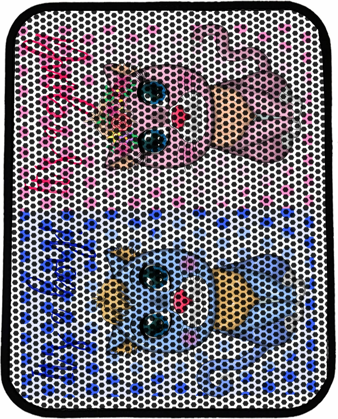 Tapet për rërë mace, shumëngjyrësh, Paws & Whiskers, Nrszn0197, 45x60cm