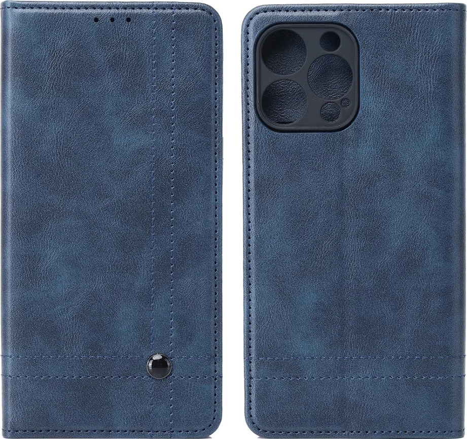 Mbështjellës flip HAVANA Sleek MPN 23974 për iPhone 17, mbyllje magnetike, portofol, blu