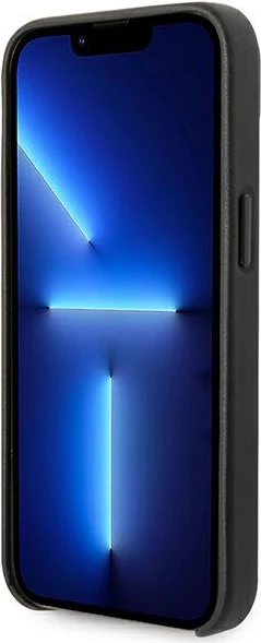 Mbështjellës Karl Lagerfeld KLHCP14MFWHK për iPhone 14 Plus 6.7", lëkurë ekologjike, i zi