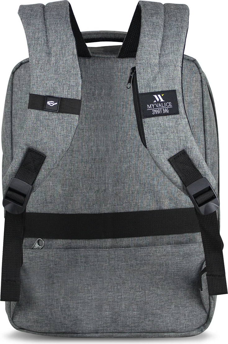 Çantë shpine për laptop, ngjyrë gri, Zoozie Bags 0102