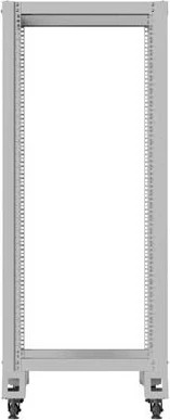 Raf i hapur 19 inç, Lanberg OR01-6827-S, 27U, 600x800 mm, kapacitet 600 kg, gri RAL 7035