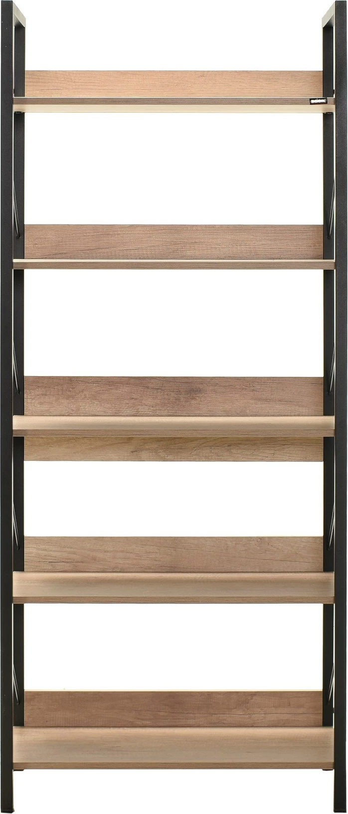 Raft librash Hanah Home, Ktp-850-Tt-1, ngjyrë arre dhe e zezë