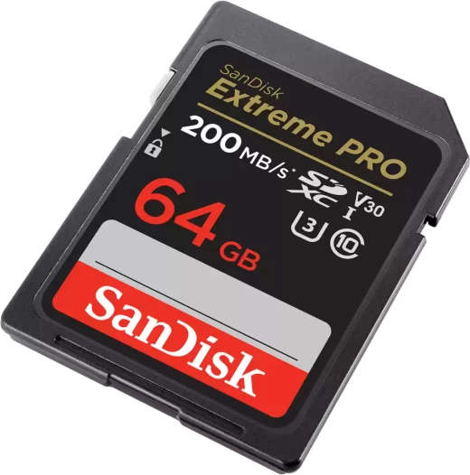 Kartelë memorie SDHC SanDisk Extreme PRO SDSDXXU-064G-GN4IN 64GB, UHS-I U3/V30, deri 200MB/s