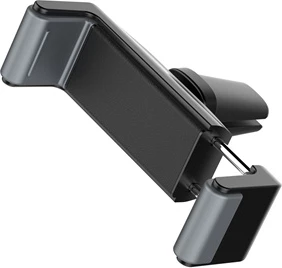 Mbajtës telefoni për veturë LDNIO MG04, montim në grilë ventilimi, rrotullim 360°, i zi