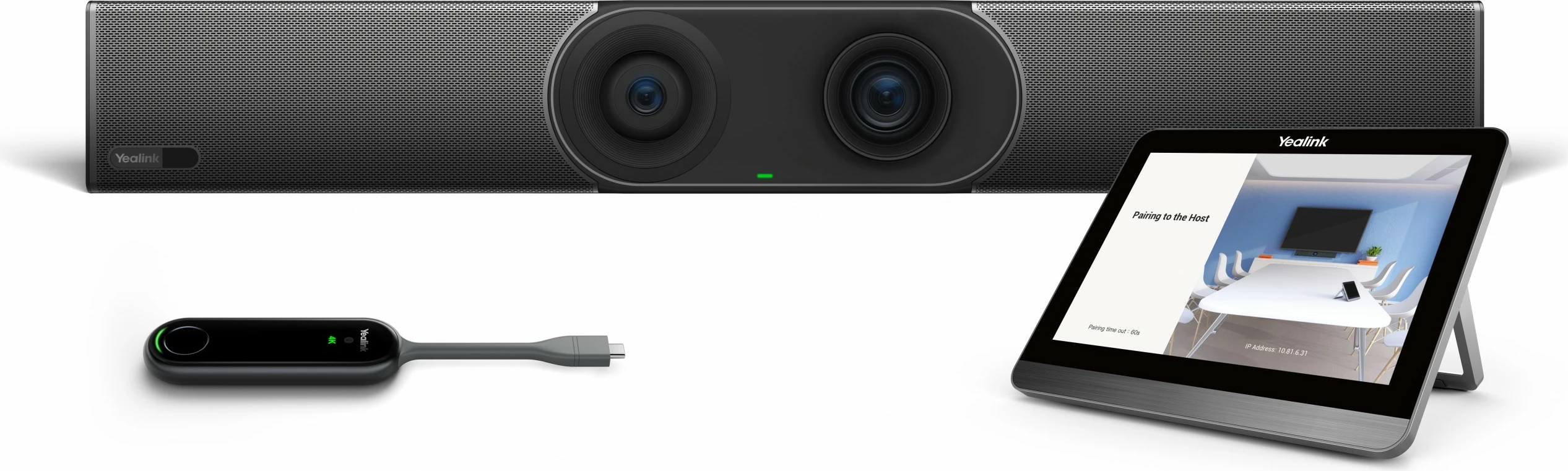 Video bar Yealink MeetingBar A30-025, Android 10, e zezë