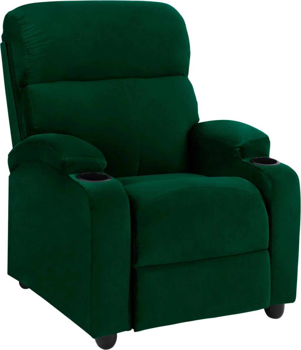 Fotelje cypress velvet për relaksim, mekanizëm shtrirje, 80x92x102 cm