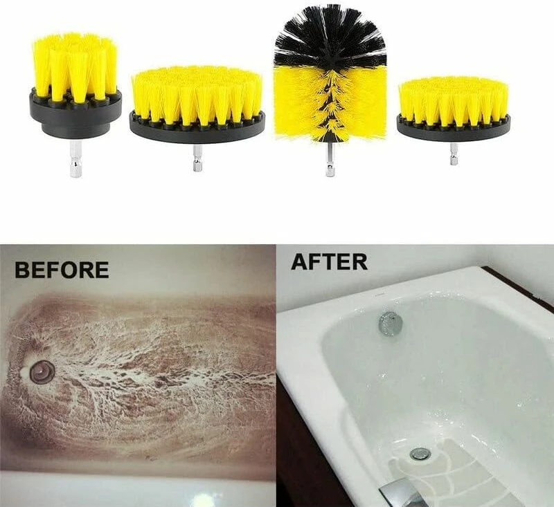 Brushe E Rrumbullaket Per Pastrim Set