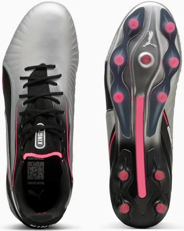 Atlete futbolli për meshkuj Puma, të hirtë