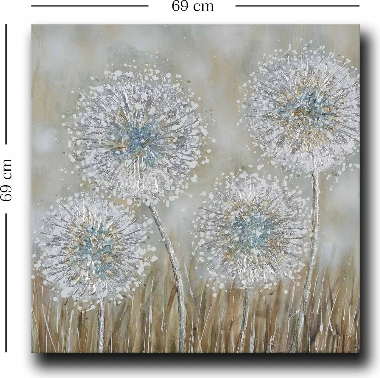 Pikturë dekorative në kanavacë, Wallity, 6969softc-003, shumëngjyrëshe, 69x69cm