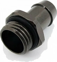 Fiting i drejtë XSPC G1/4" mashkull në 10mm ID, krom i zi