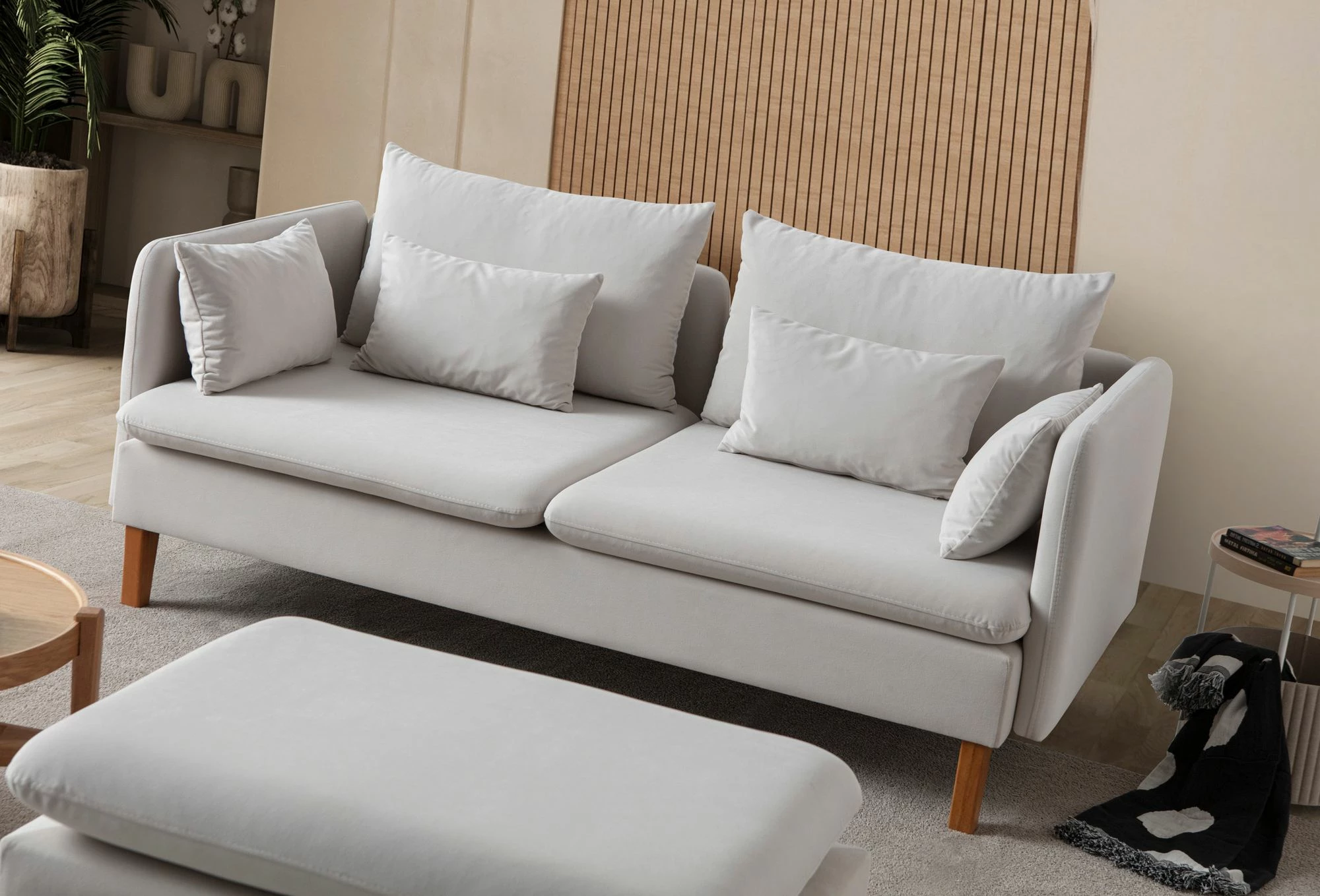 Divan treshe Flexy, krem, Atelier del Sofa