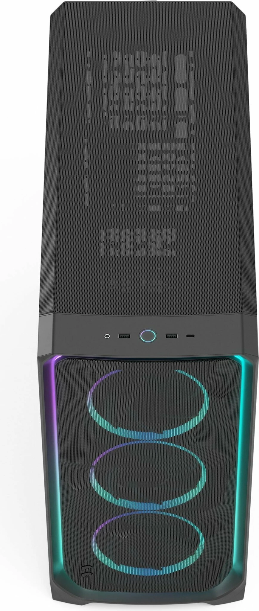 Kasë Fractal Design Meshify 3 XL Ambience Pro ARGB, Midi Tower, E-ATX/ATX, USB-C, pa furnizim rryme, e zezë