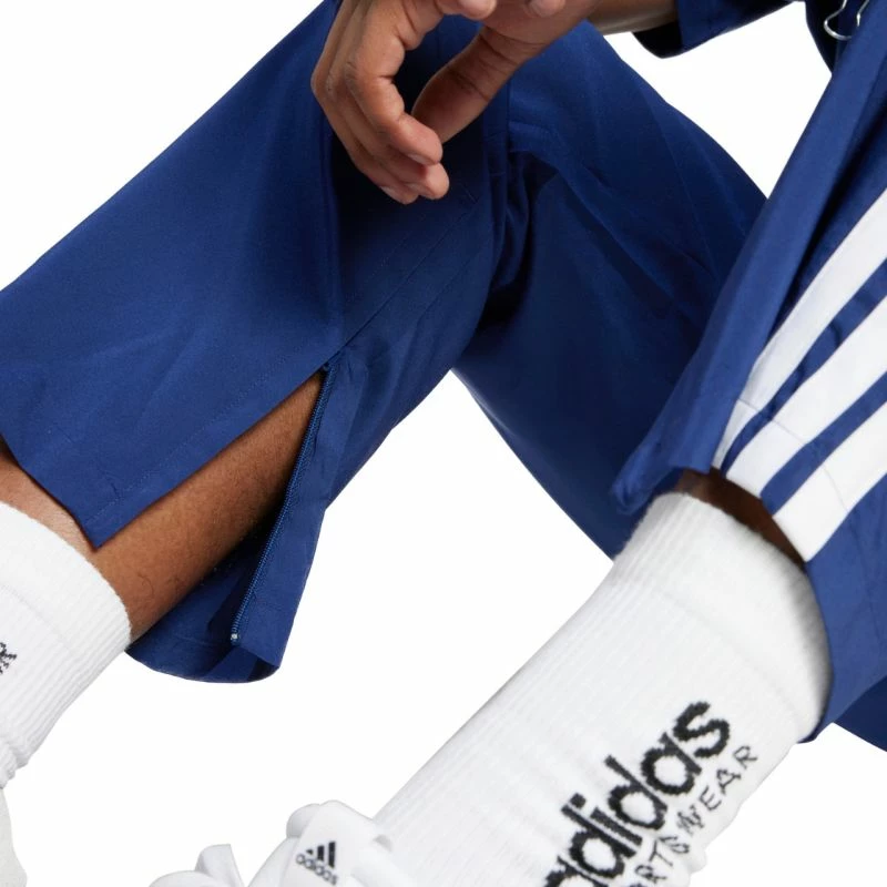 Pantallona sportive për meshkuj adidas Essentials 3-Stripes Stanford Open Hem JE6400, të kaltërta [Madhësia: XL]