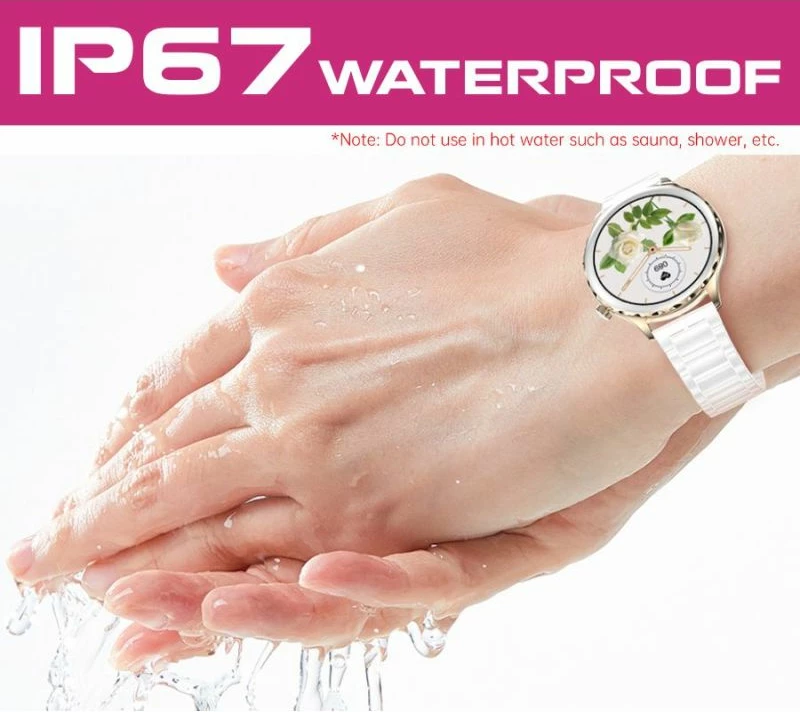 Smartwatch për femra Rubicon, rozë