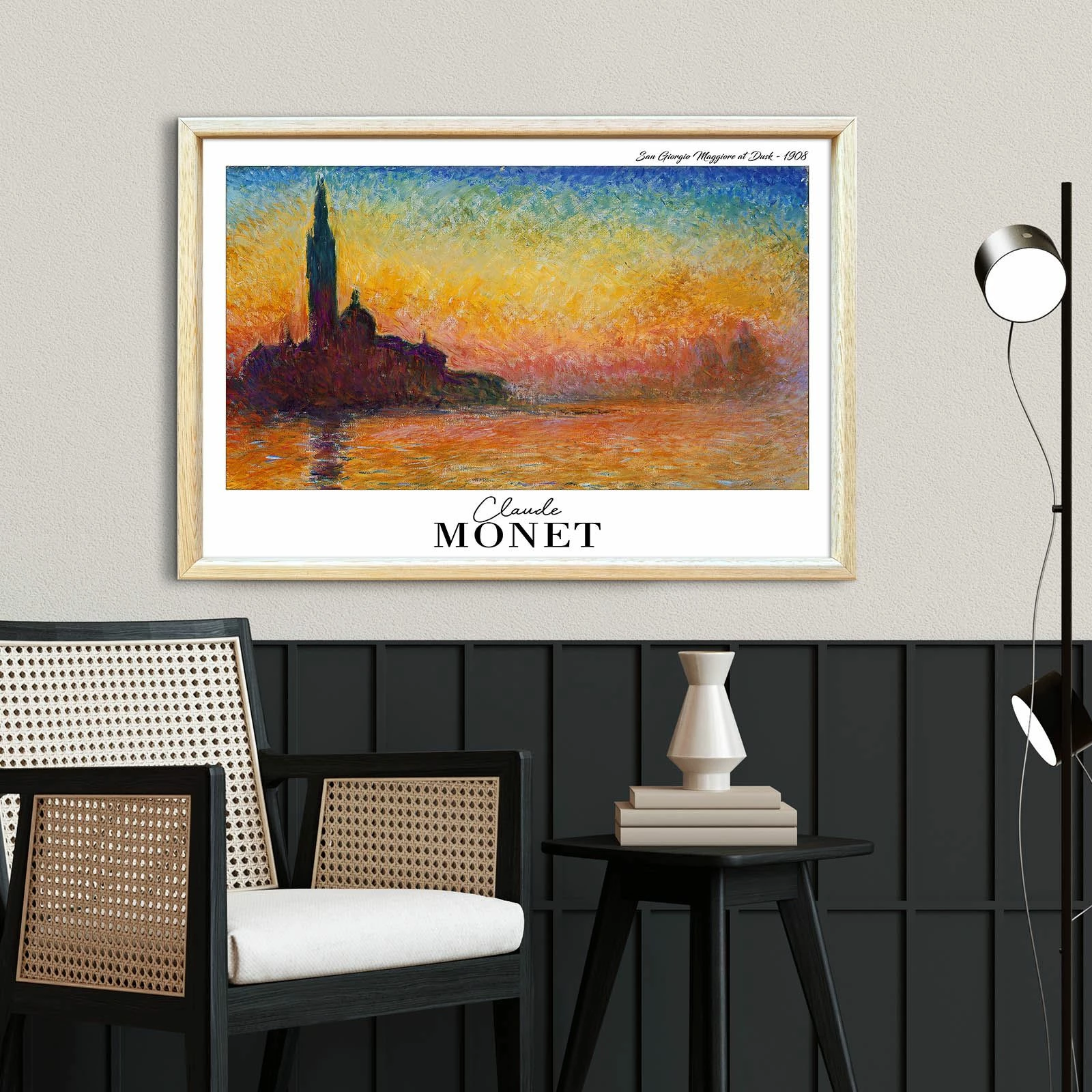 Pikturë dekorative me kornizë, Wallity, 4262AHSMONET-020