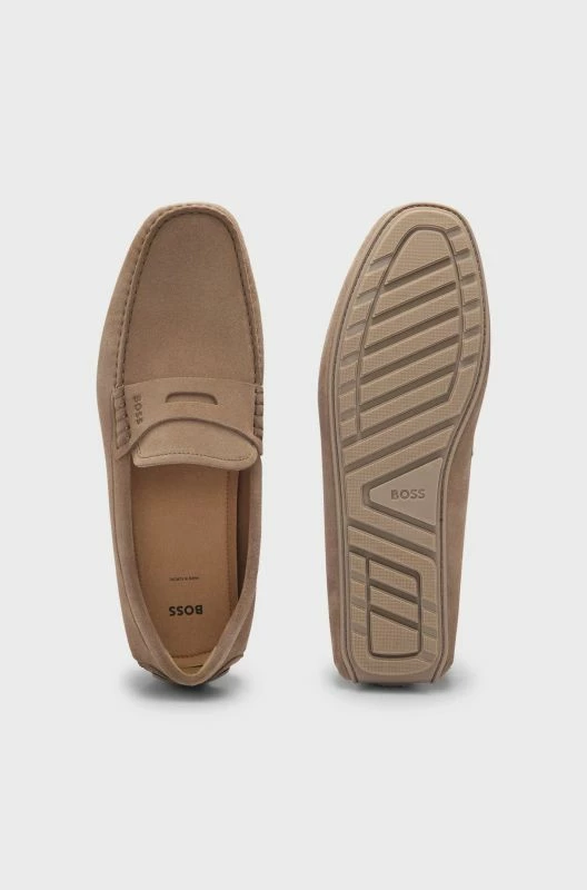Këpucë Boss për meshkuj, bezhë