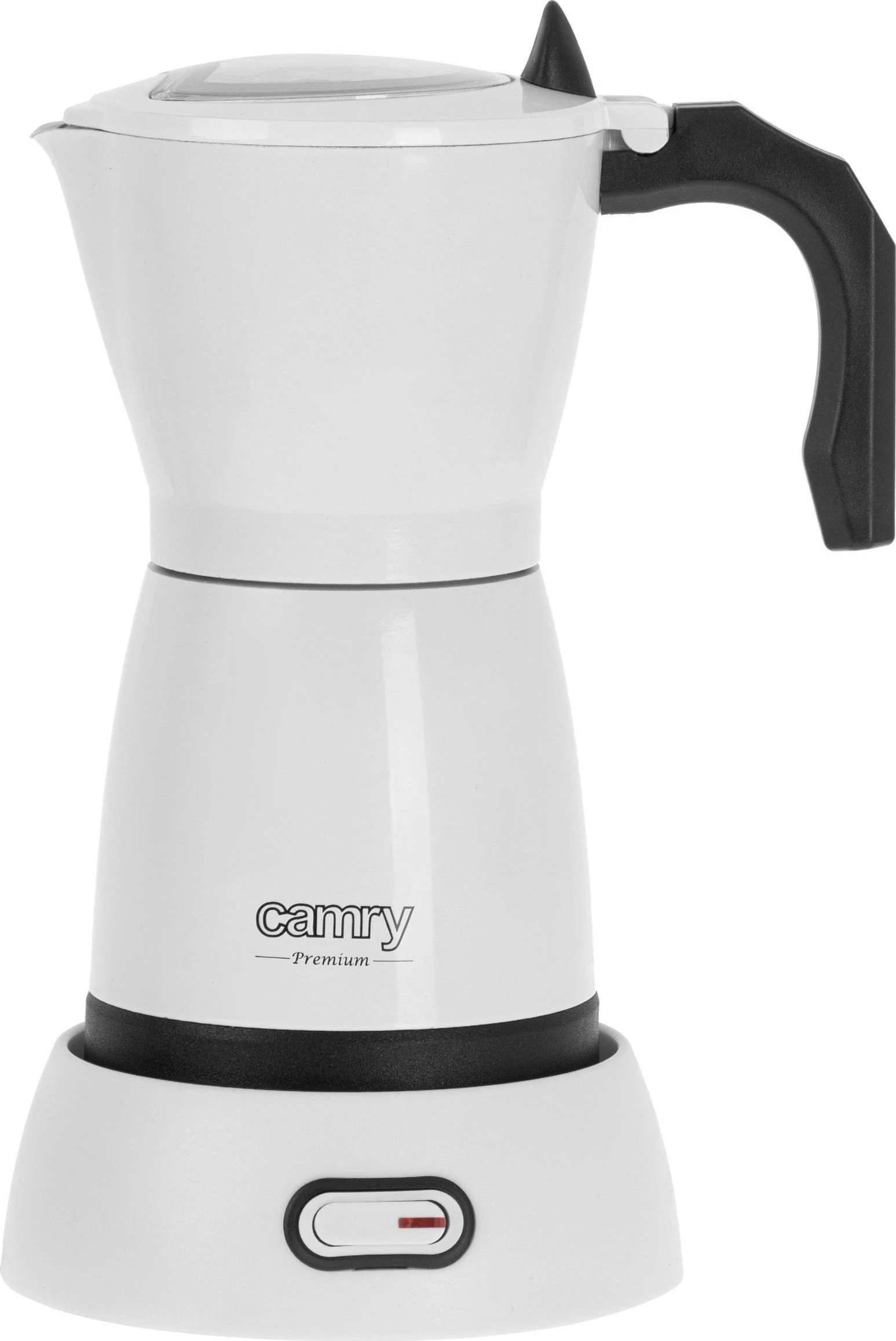 Makinë kafe moka elektrike Camry CR4415W, 6 filxhana (300 ml), e bardhë