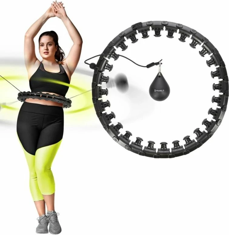 Hula hoop plus size HMS, e zezë