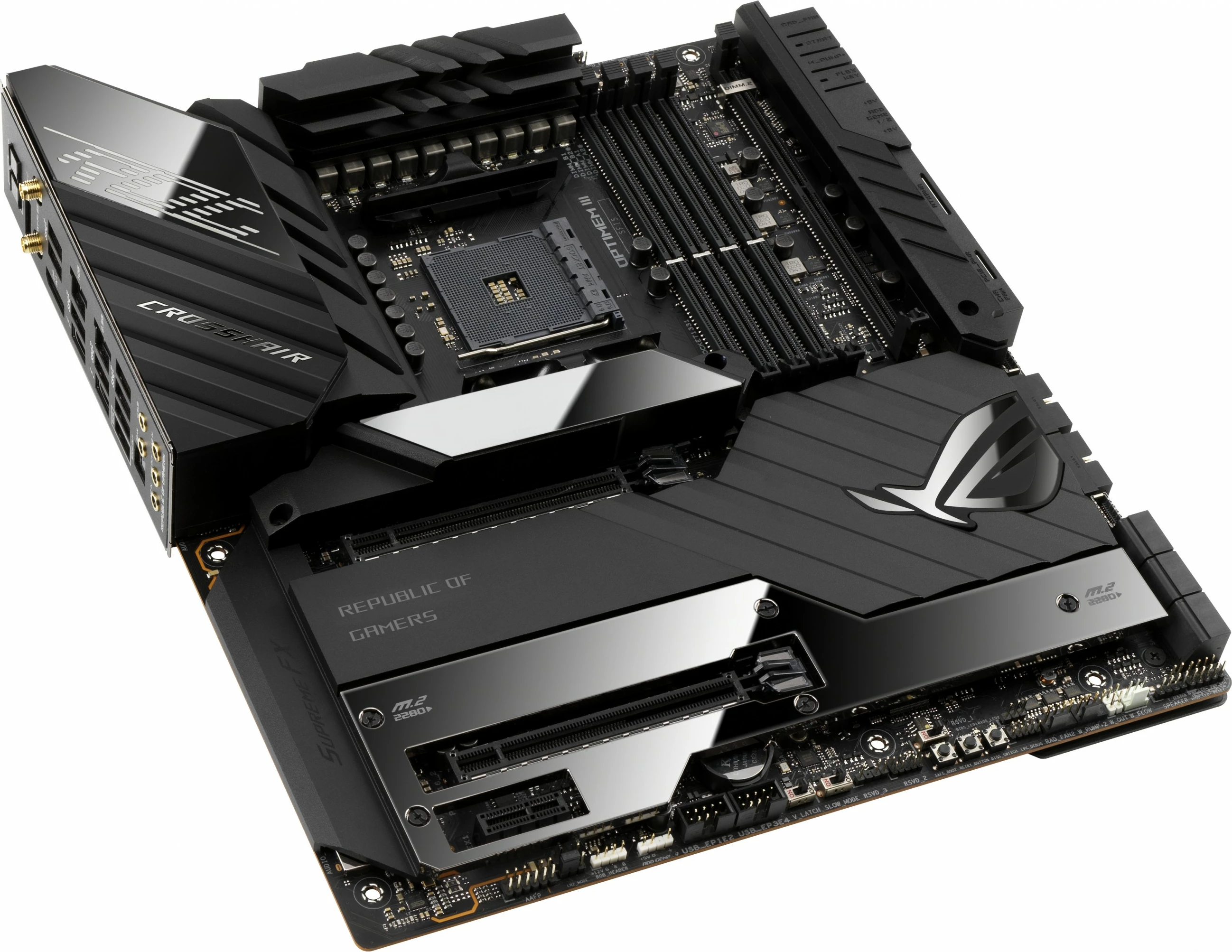 Pllakë amë ASUS ROG Crosshair VIII Extreme, AMD, Socket AM4, 128 GB, E zezë